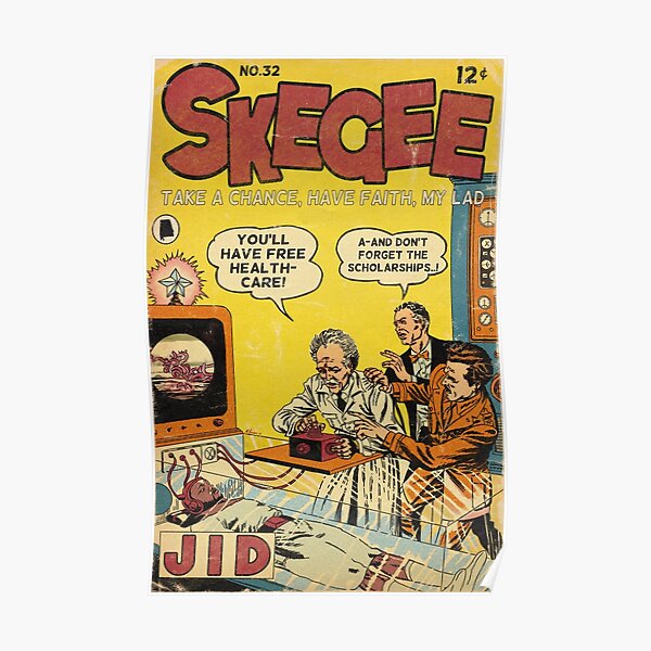 JID - Skegee Comic Book Parody  Poster RB0208 product Offical jid Merch